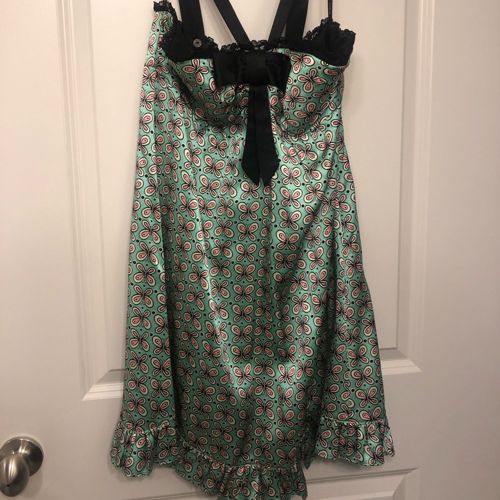Betsy Johnson mint green slip dress